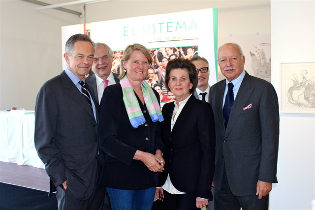 Andreas Treichl, Alexander Pereira, Doraja Eberle, Helga Rabl Stadler, Werner Binnenstein-Bachstein und Michael Hilti