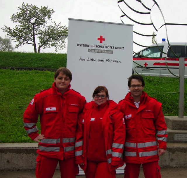 Bewerbsgruppe Kirchdorf 3 (vlnr: Michael Kronberger, Sabrina Grillmayr, Erich Kastner)