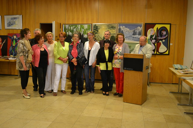 Die Malgruppe feierte 15-jähriges Bestehen.