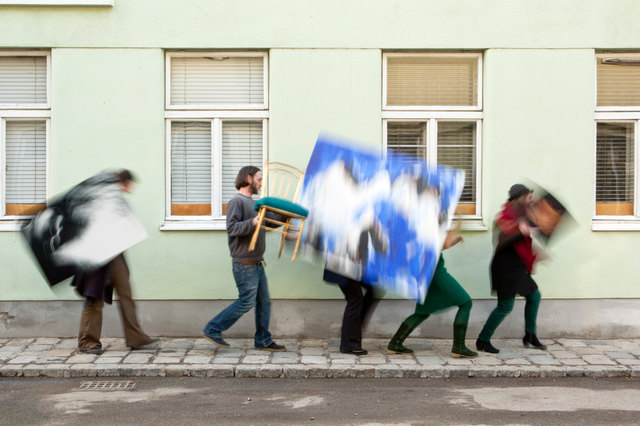 Künstler und Künstlerinnen aus Hernals, Ort: Steinergasse, Foto Christa Knott