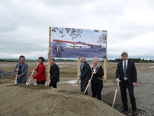 Spatenstich für den neuen Zubau von Cima in St. Peter. | Foto: Foto: privat