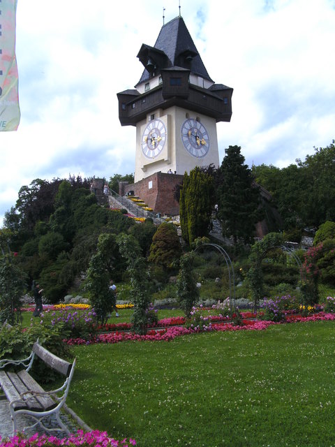 Schlossberg / Graz im Sommer...wunderschön bepflanzt