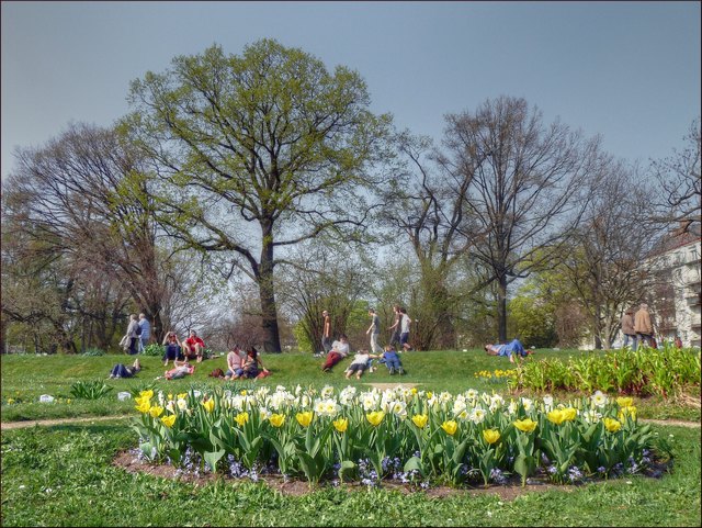 Botanischer Garten am 21. April 2013