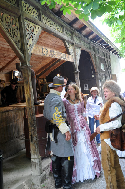 Die "Gringo Bar": Einer der Mittelpunkte der Westernstadt!
