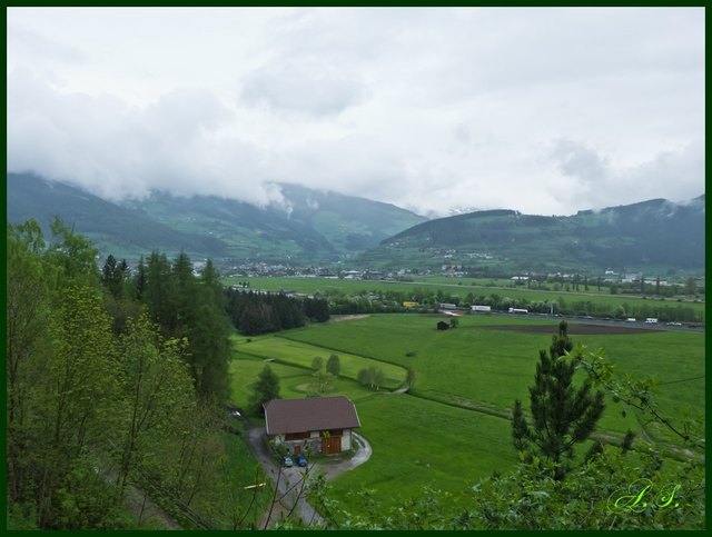 Ausblick über das Gebiet, welches früher ein Moor war.