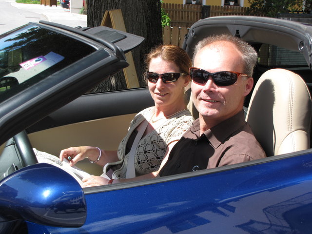 Christine und Reinhard aus Krispl-Gaissau waren die Nr 1 bei der Ausfahrt