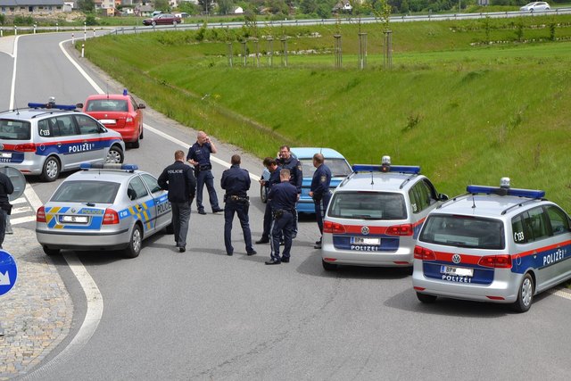 Situation nach der Anhaltung in der Tschechischen Republik | Foto: LPD NÖ