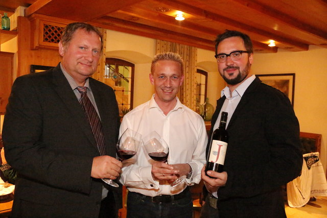 František Štangl, Johannes Doneus und Alwin Jurtschitsch (von links). | Foto: Foto: cityfoto.at