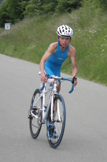 Matthias Freisinger auf dem Weg in die Wechselzone