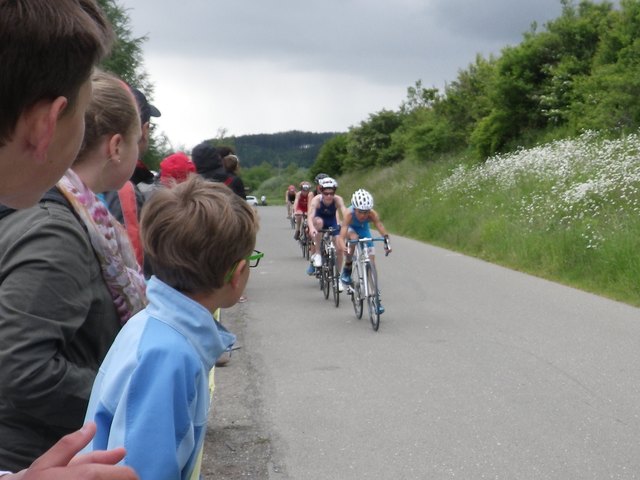 Matthias Freisinger auf der Radstrecke