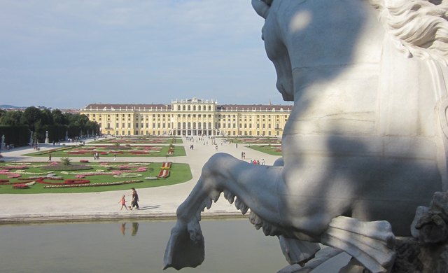 Ein Frühlingstag in Schönbrunn.