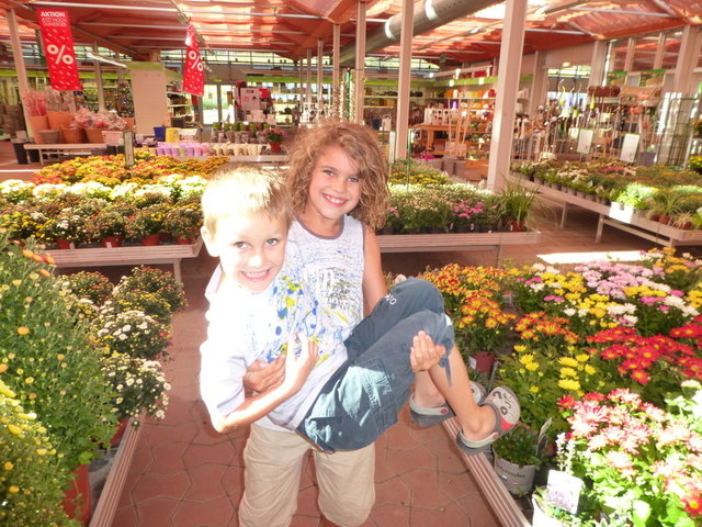Ausflug in den Blumenmarkt