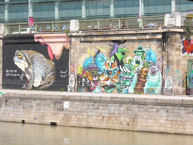 Frühling am Donaukanal