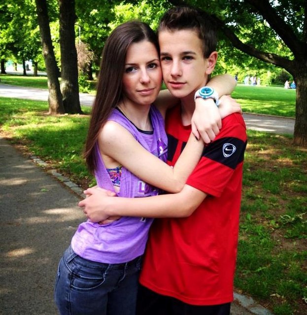 Brother,sister and one nice day :)