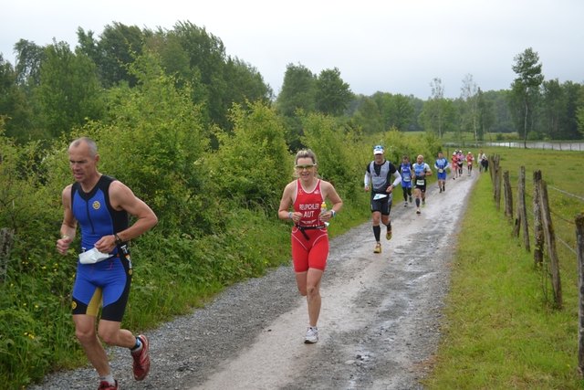 M. Reupichler wurde bei der ITU-Triathlon-WM in Belfort beste Österreicherin, Ehemann Herwig konnte erkrankt nicht starten.