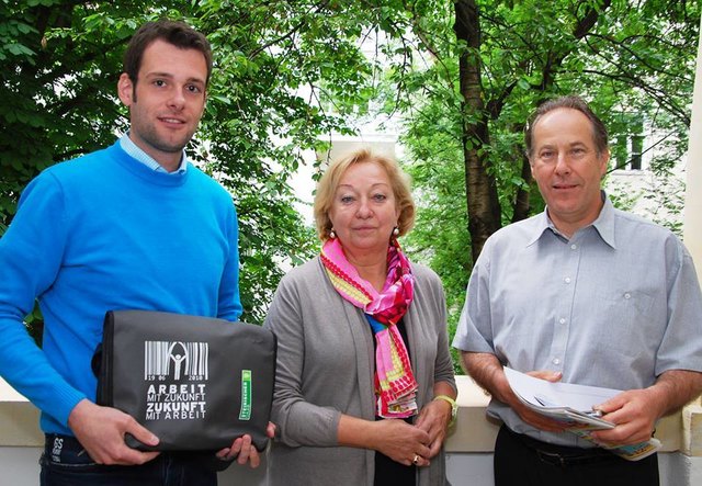 ÖVP-GU: ÖVP BGF Jörg Moser, NRAbg. Riedi Steibl und FCG-VS Peter Kirchengast, v. l.