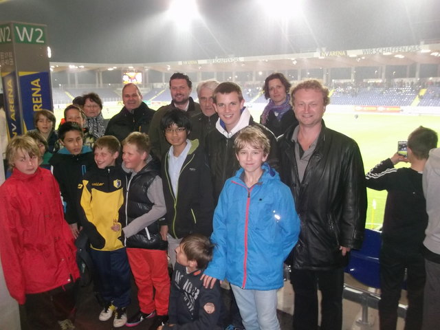 Die Niederösterreicher (SKN-St.Pölten) belohnten die kleinen Zuseher mit einem 1:0.
