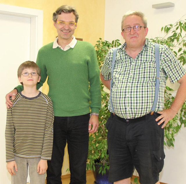 Die ersten Plätze der Deutsch Goritz-Wertung: Lorenz Lackner, Wolfgang Friesacher, Franz Fasching