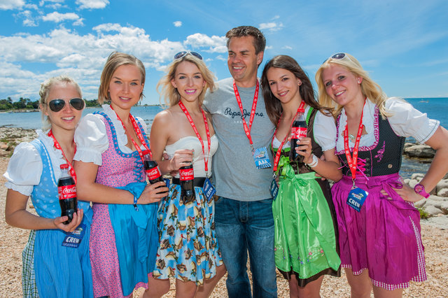 Didi Tunkel präsentierte seinen 10.700 Spring Break Europe Gästen die "Wiesn am Meer" | Foto: Splashline