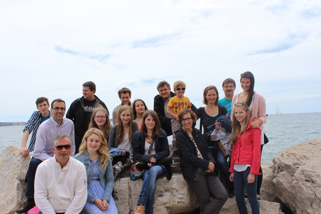 Die Mitglieder der Musikschule Bärnbach bei ihrem Ausflug im slowenischen Piran