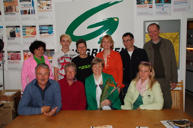 Martina Pürkl, Josef Kerschbaum, Beate Kainz, Amrita Enzinger, Thomas Huber, Martin Pichelhofer,
Schrefel Christian, Hofmann Elfriede, Margot Linke und Waltraud Stindl. | Foto: Die Grünen