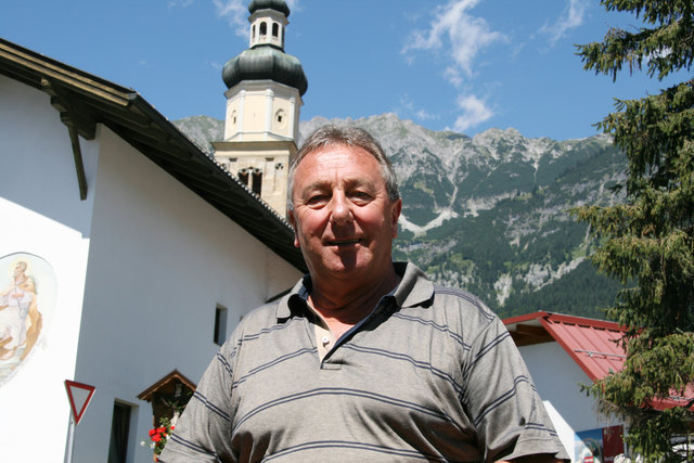 Bgm. Konrad Giner will das Zentrum von Thaur neu gestalten.