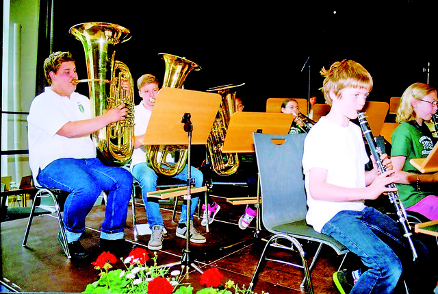 Den Auftakt des Bewerbes spielte die Kindberger "Junior Band" unter VA-Werkskapellmeister Roland Bauer.