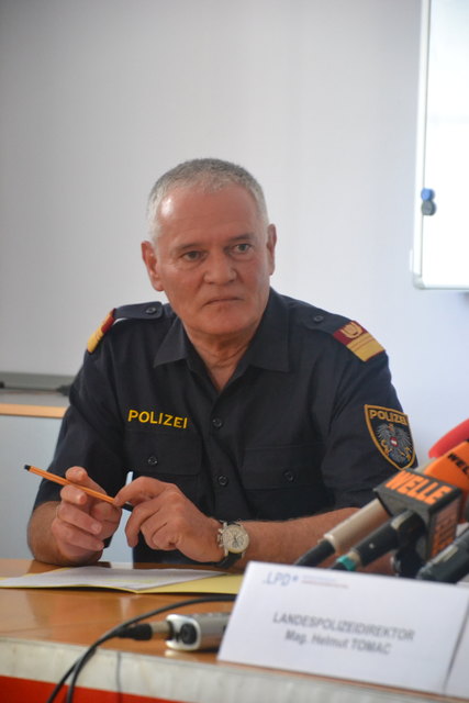 Bezirkspolizeikommandant Werner Hauser