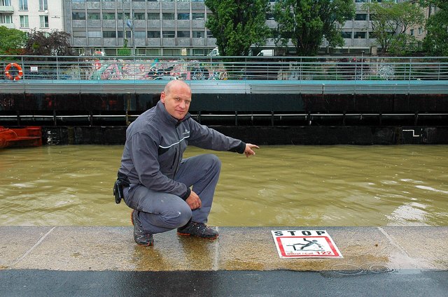 Erich Schmied half der jungen Frau aus dem Wasser und verständigte die Einsatzkräfte.