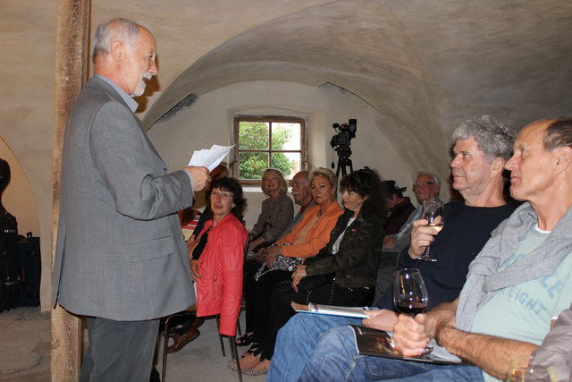 Der Oberländer Künstler OStr. Prof. Mag. Art Erwin Reheis fand jede Menge lobende Worte für Ennemoser