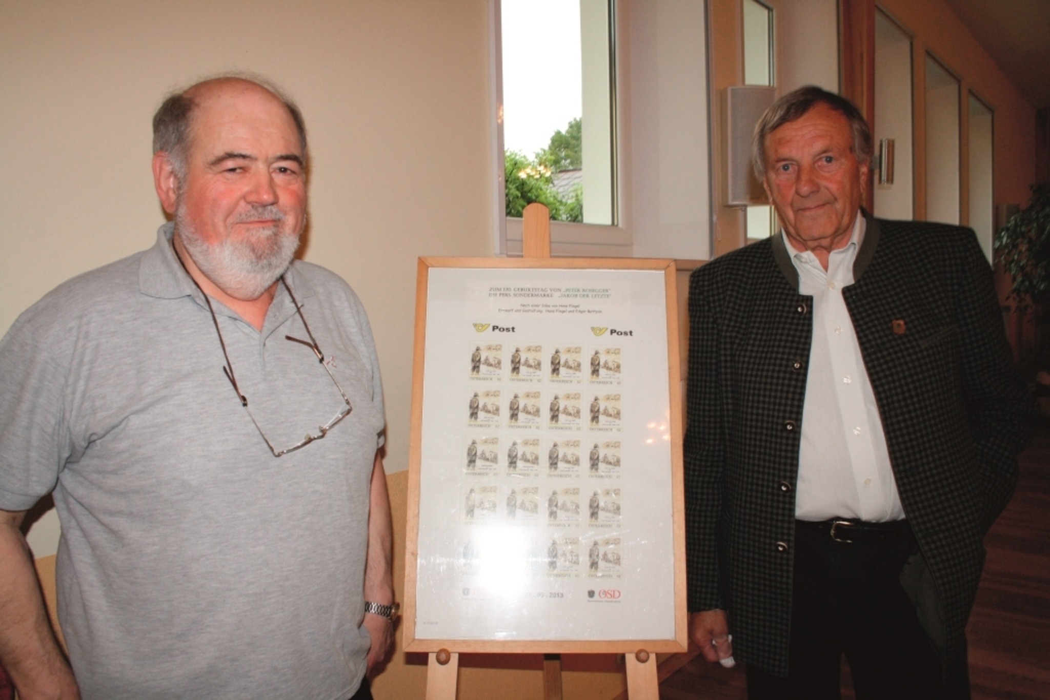 Präsentation der Sonderbriefmarke „Jakob der Letzte“ Mürztal