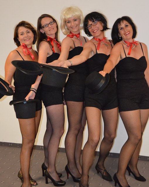 Lions-Damen bei der Probe v.l.n.r.: Präsidentin Lions Linz Land Athena Dr. Waltraud Einwagner, Mag. Sylvia Schrattenecker, Petra Kubin, Martina Heitzeneder, Patrizia Aichberger