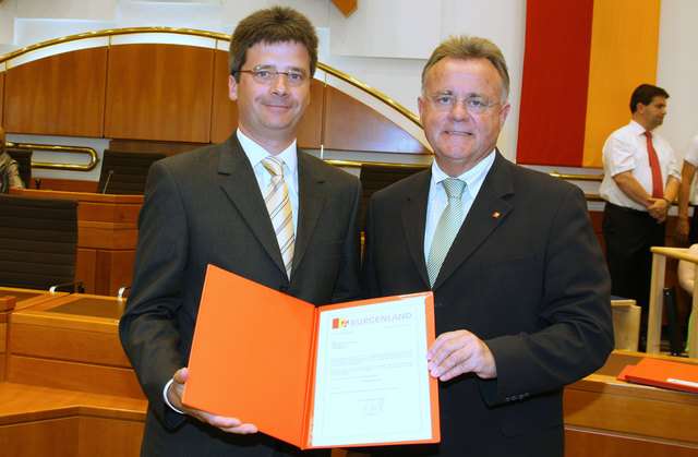 Gerald Thurner mit LH Hans Niessl | Foto: LMS