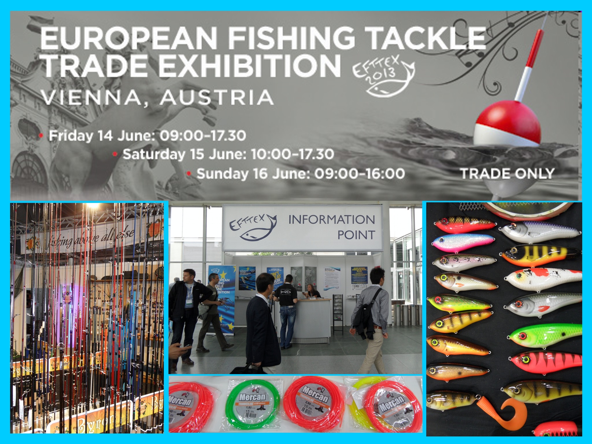 EUROPEAN FISHING TACKLE TRADE EXHIBITION 2013 IN WIEN Leopoldstadt