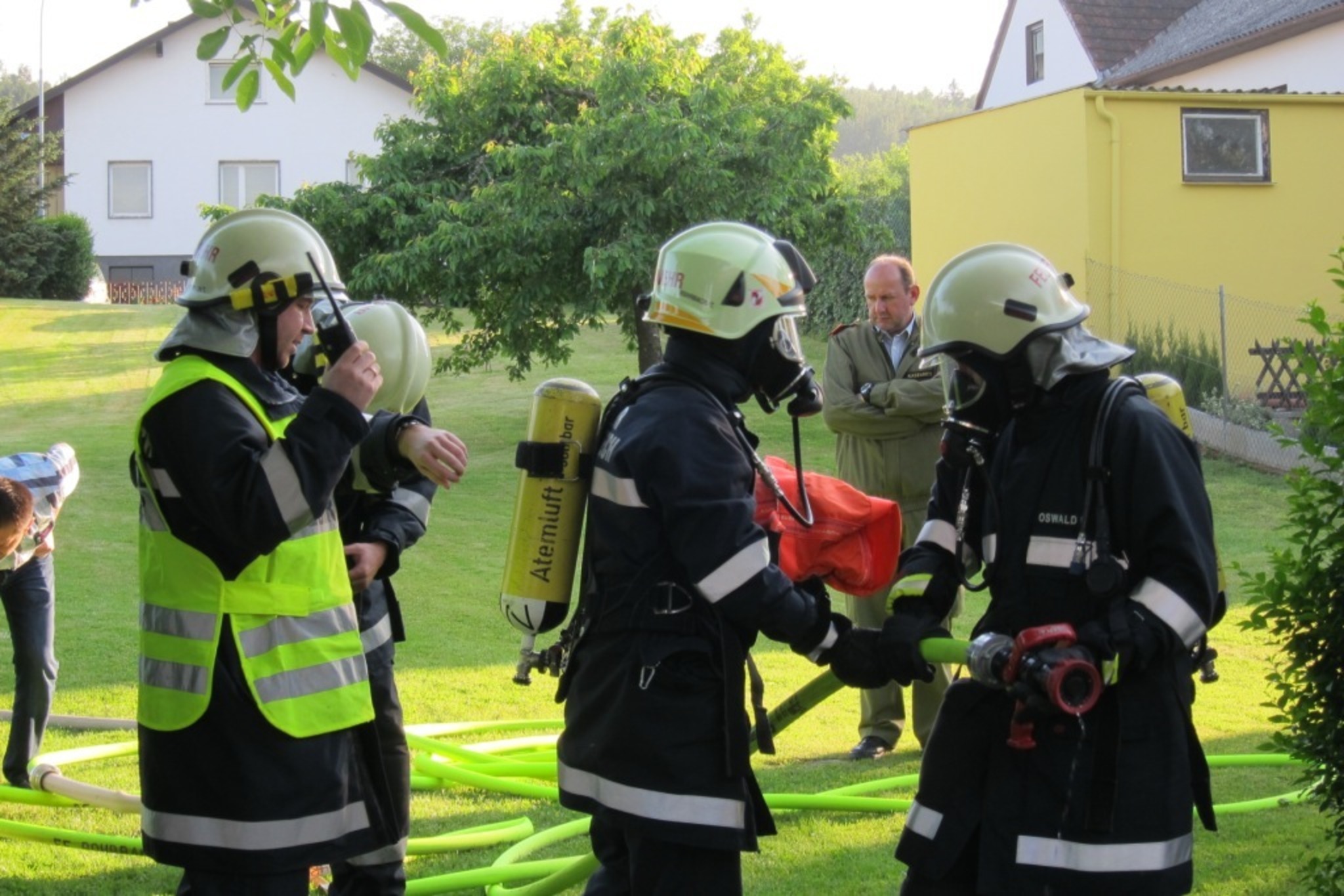 Inspizierung der FF Rohrbach an der Teich Oberwart