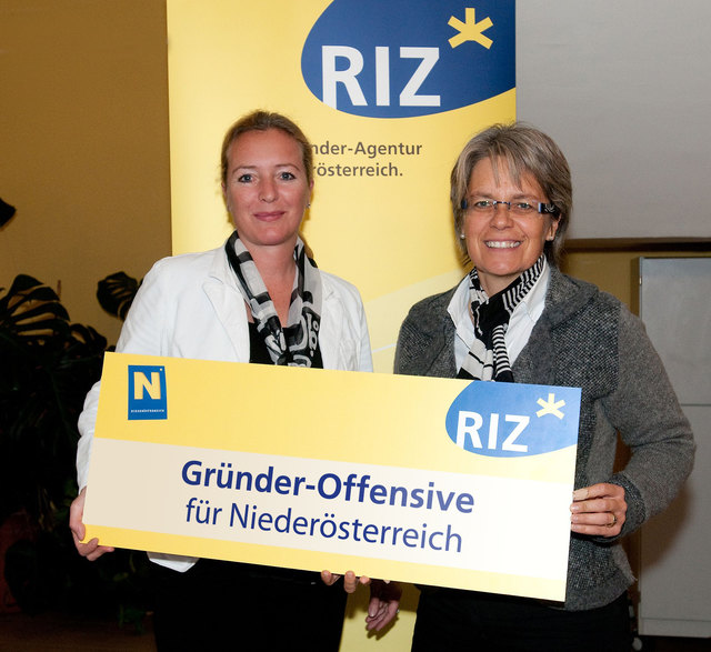 Gründer-Offensive für Niederösterreich: LR Dr. Petra Bohuslav (r.) und RIZ-Geschäftsführerin Mag. Petra Patzelt | Foto: RIZ