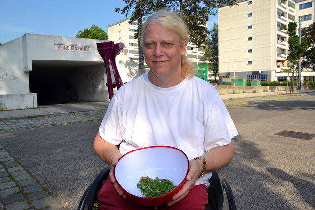 "Ich teile mein Beet mit zwei Familien und habe so gleich Anschluss gefunden", erzählt Franz Tomasek.