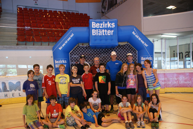 Die HS Fieberbrunn 2A freute sich über den Aktivtag im Sportpark. | Foto: Foto: Peintner