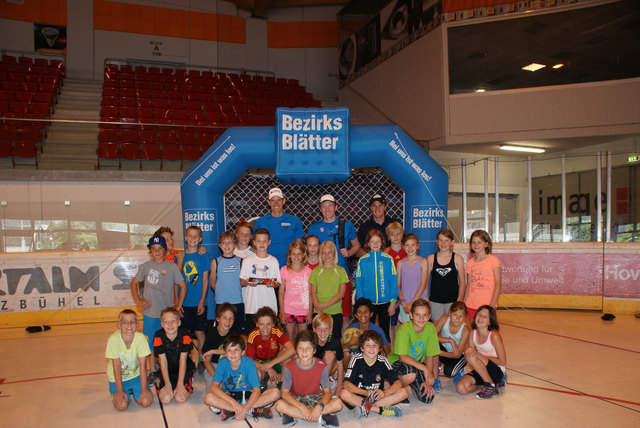 Die Kinder des BG/Sport RG Saalfelden (Kl. 1S) holten fleißig Autogramme. | Foto: Foto: Peintner