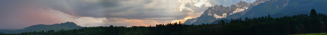 Sonnenuntergang am Koasa