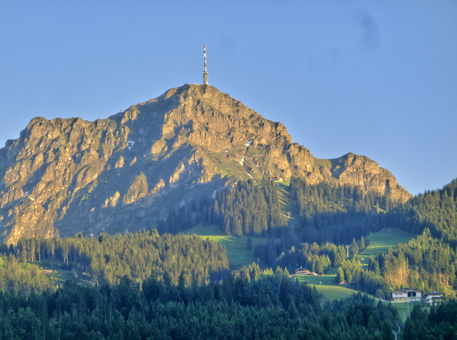 Kitzbüheler Horn von St.Johann aus gesehen