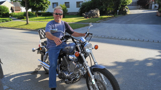 Abkühlung durch den Fahrtwind verschaffen