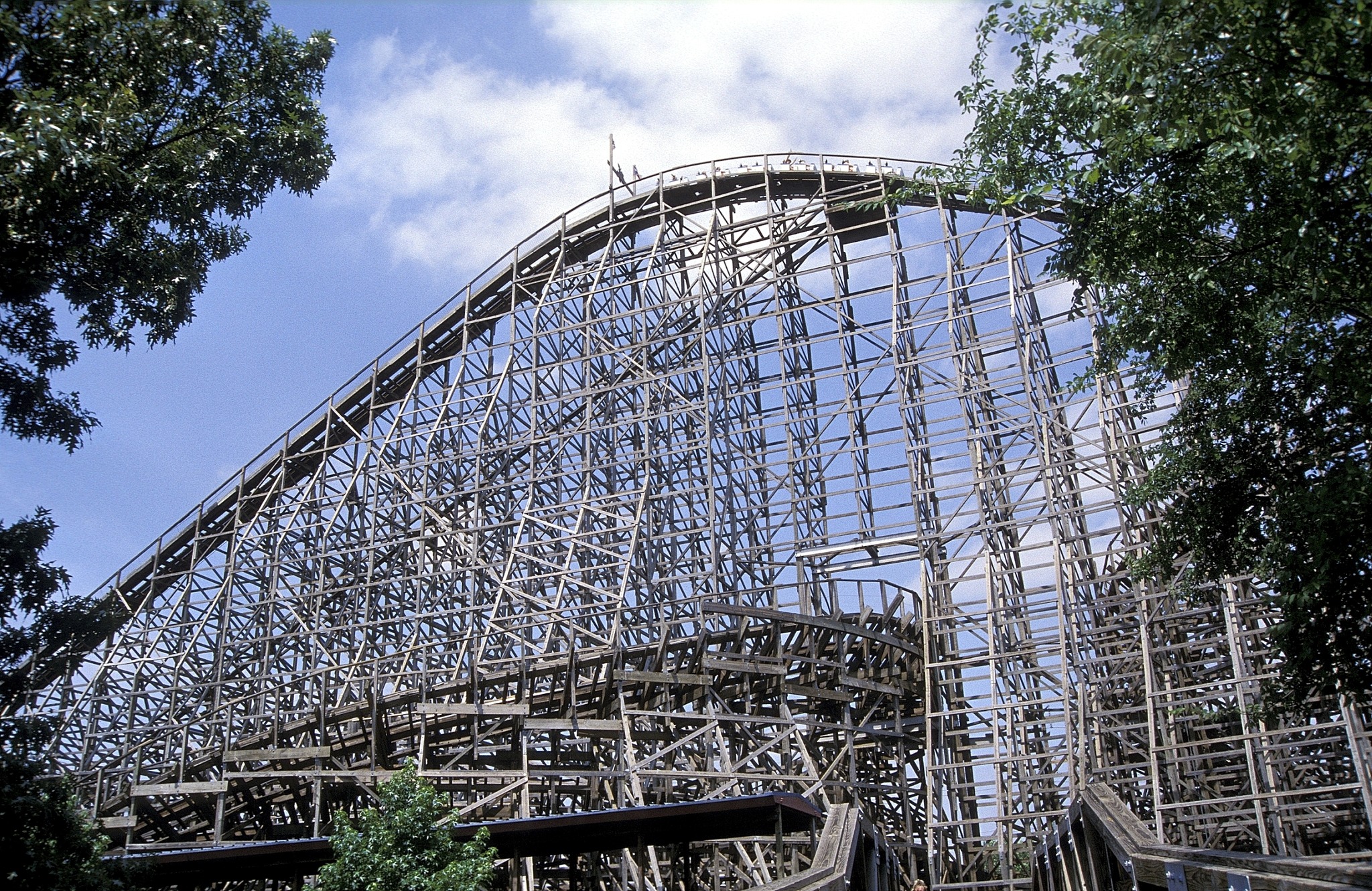 Für alle Achterbahnfahns die ehemals höchste Holzachterbahn der Welt... Hollabrunn