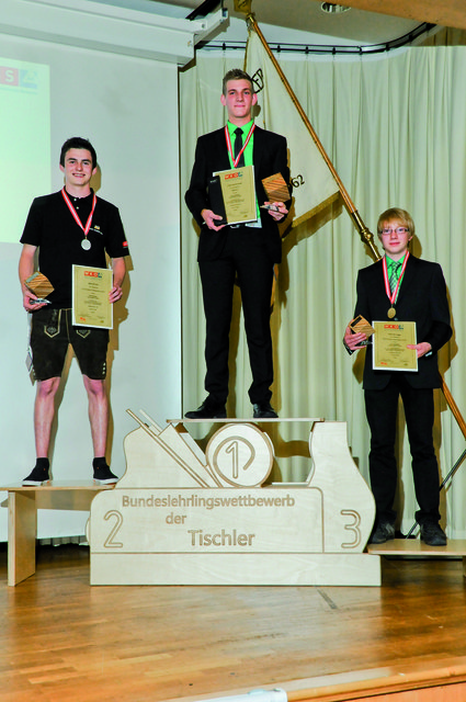 Auf dem Stockerl: Manfred Zink, Lukas Hochstrasser (Sieger aus Waidhofen) und Johannes Hager. | Foto: Foto Sulzer e.U.