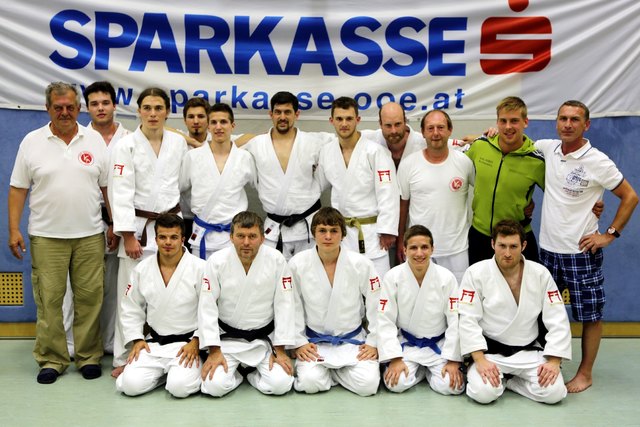 geschlagene Judo-Mannschaft vom ASKÖ Reichraming