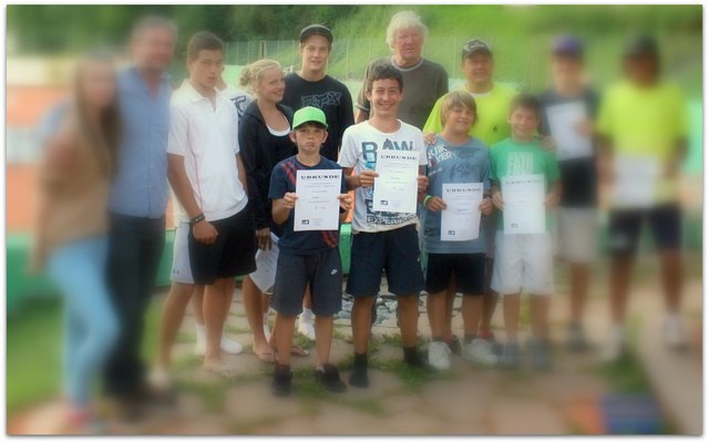 die zwei Tennis-Prinzen ...