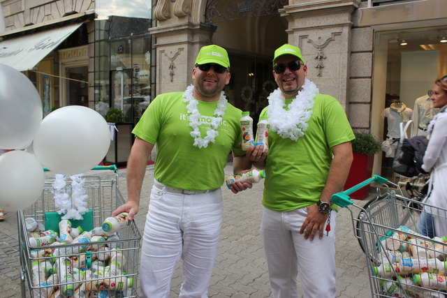 Die "Milchmänner" Harald und Richie