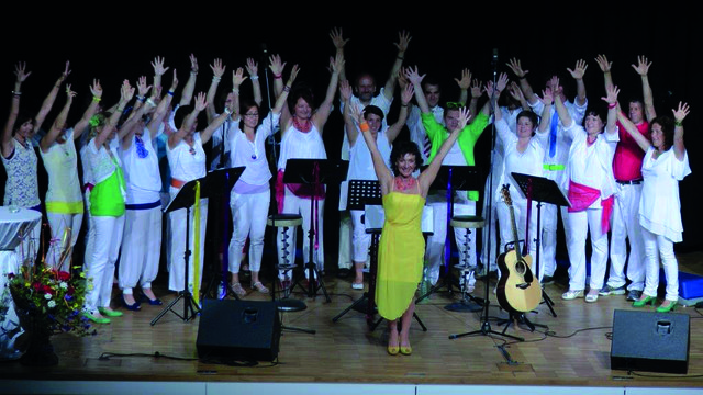 Die Mitglieder des Margarethner Mehrg´sangs im vollen Einsatz | Foto: Otto Regori