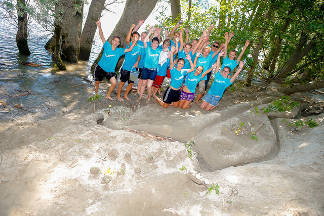 Die Hauptschüler aus Neuhaus am Donauufer | Foto: Coca-Cola/Christian Mikes