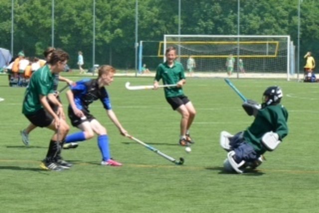 Kampfgeist wird beim Hockey groß geschrieben. | Foto: THC Linz